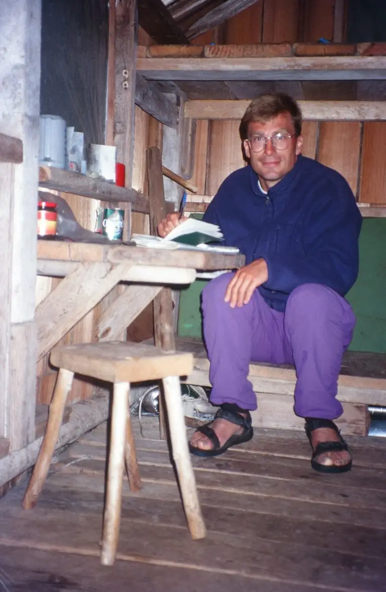 Jerry in cabin