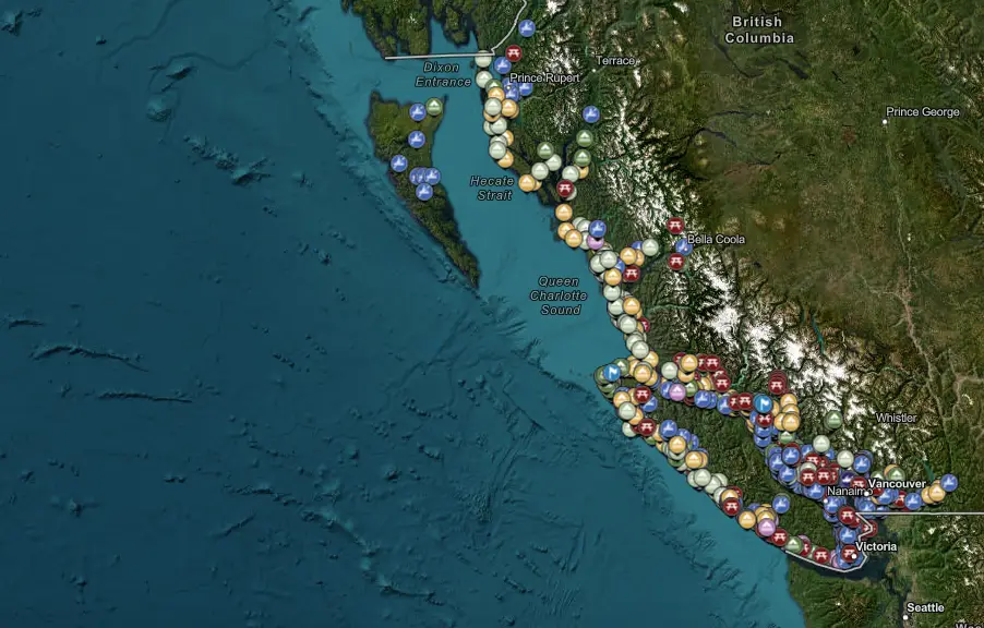 BCMT Map