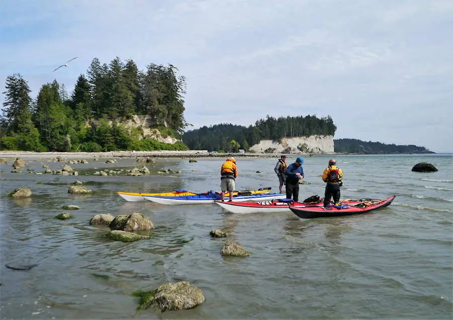 View from west side of Thormanby Island