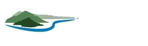Wide logo, white text