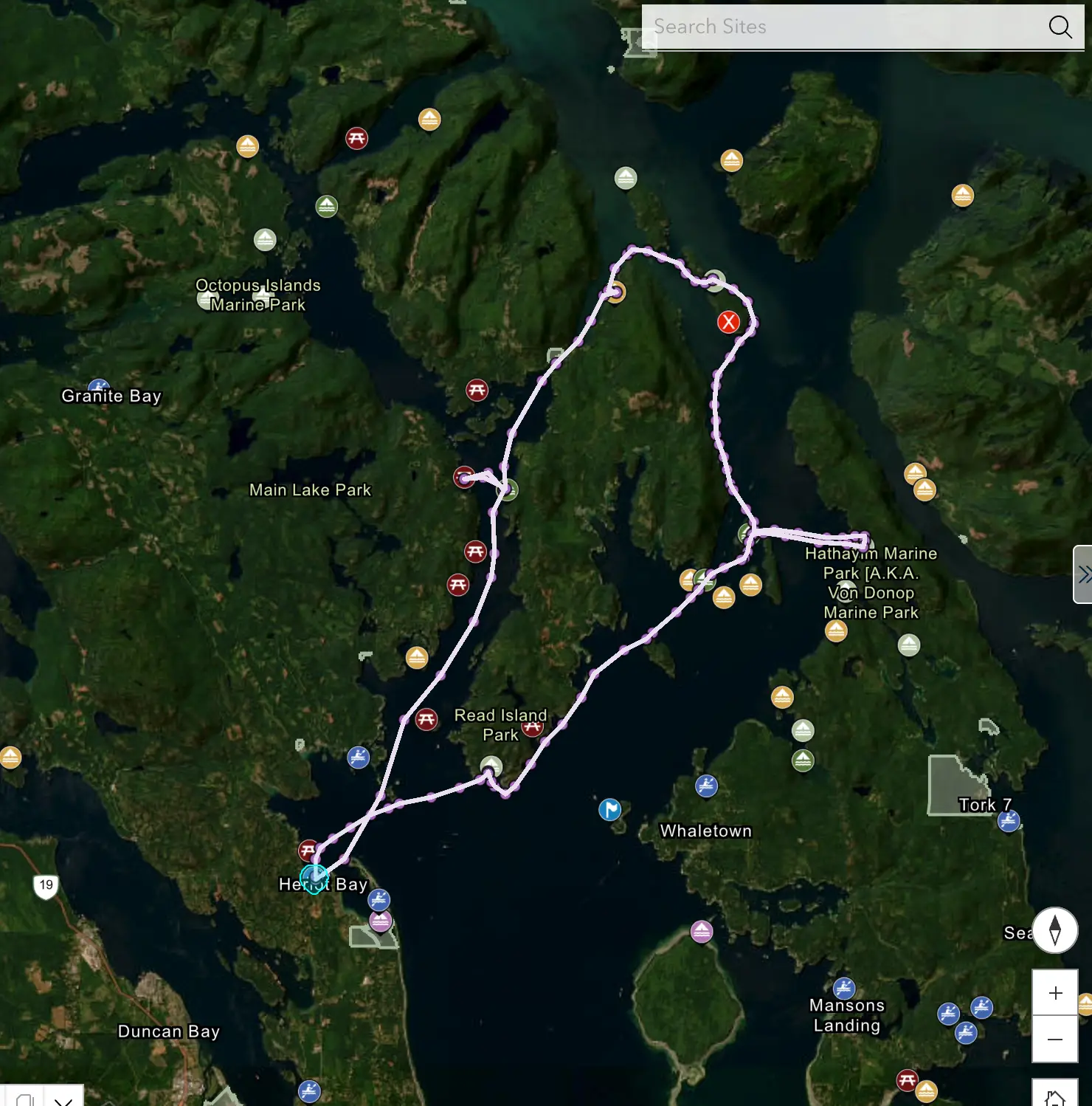 Read more about the article Read Island Circumnavigation with side trips to Quadra and Cortes.
