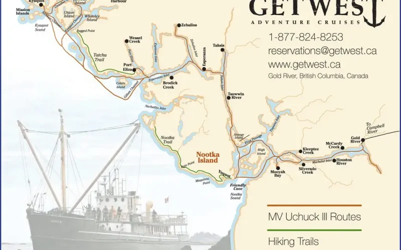 MV Uchuck III Ferry Route